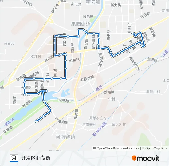 密1 Bus Line Map