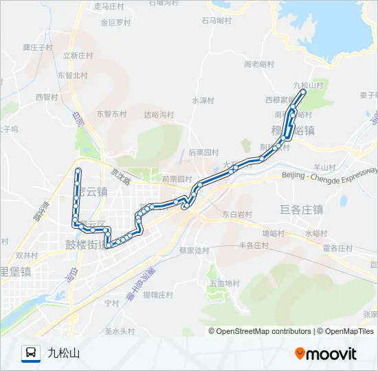 密2 Bus Line Map