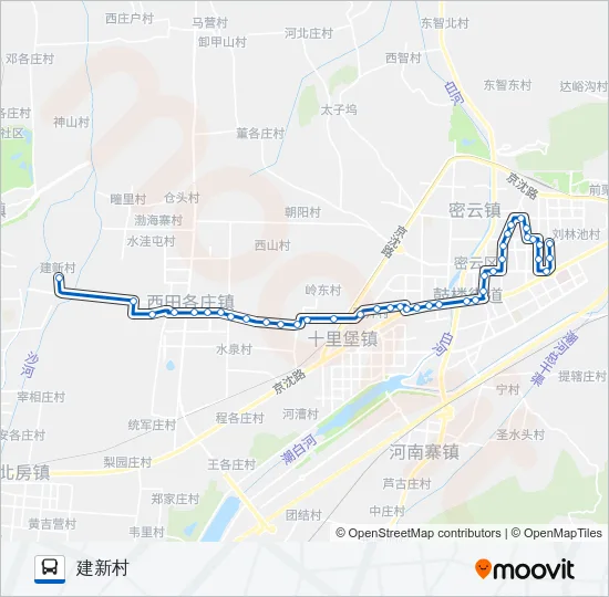 密7 Bus Line Map