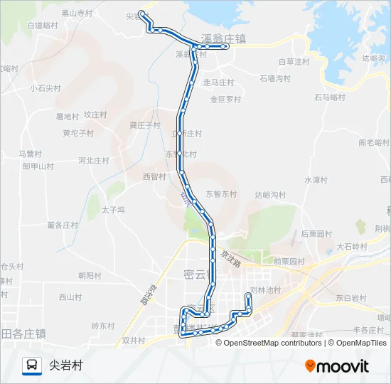 密8 Bus Line Map