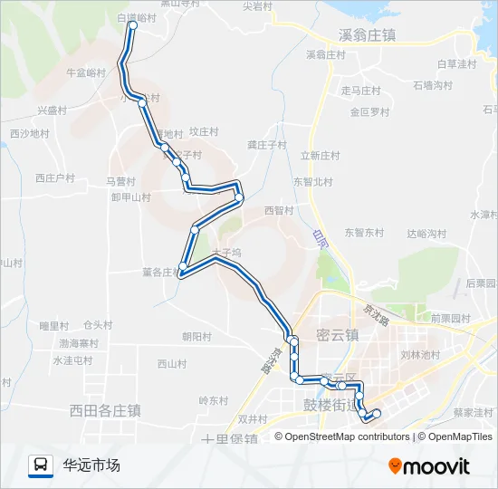 密9 Bus Line Map