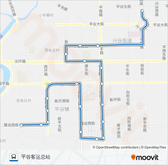 平2 Bus Line Map