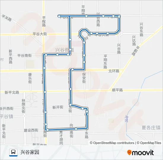 平3 Bus Line Map