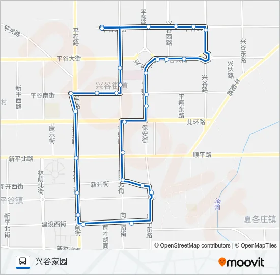 平3 Bus Line Map
