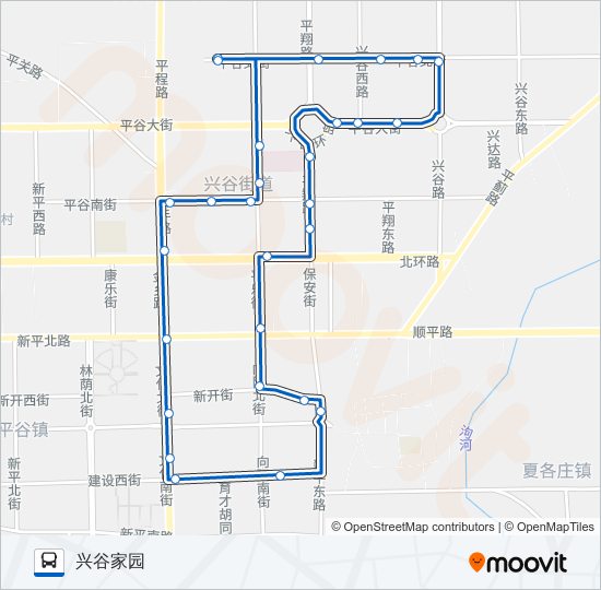 公交平3路的线路图