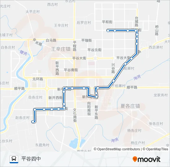 平4 Bus Line Map