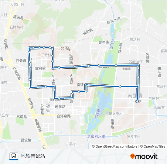 昌1 Bus Line Map