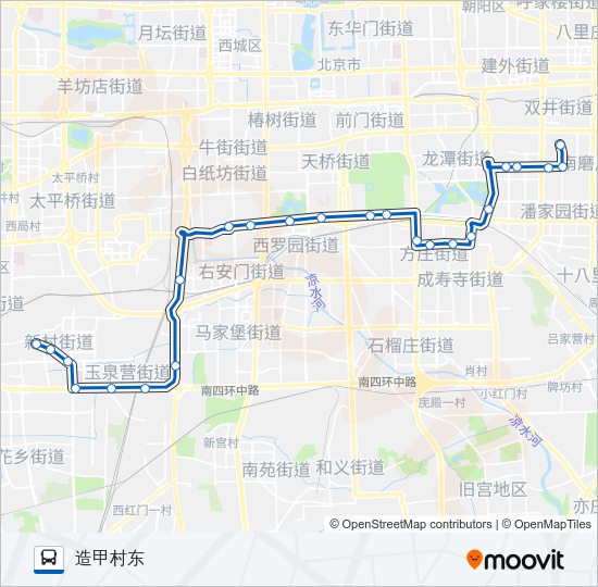 公交特3路的线路图