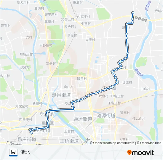 通2 Bus Line Map
