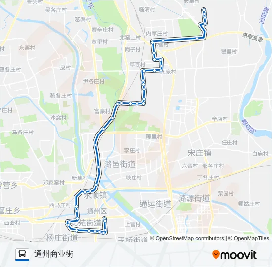 通3 Bus Line Map