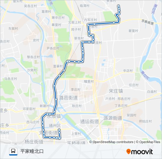 通3 bus Line Map