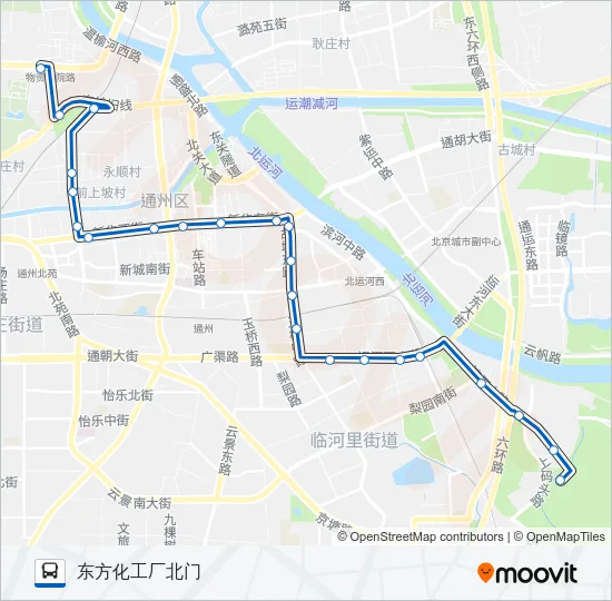 通6 Bus Line Map