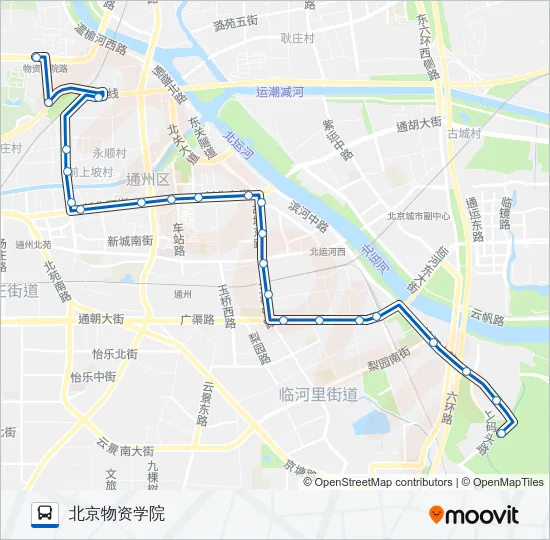 通6 Bus Line Map