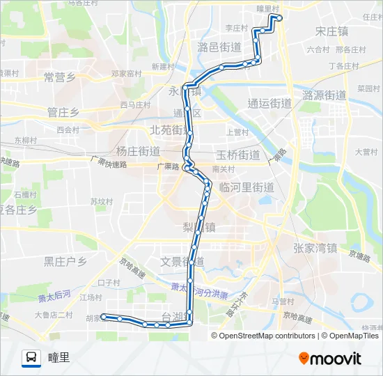 通7 Bus Line Map