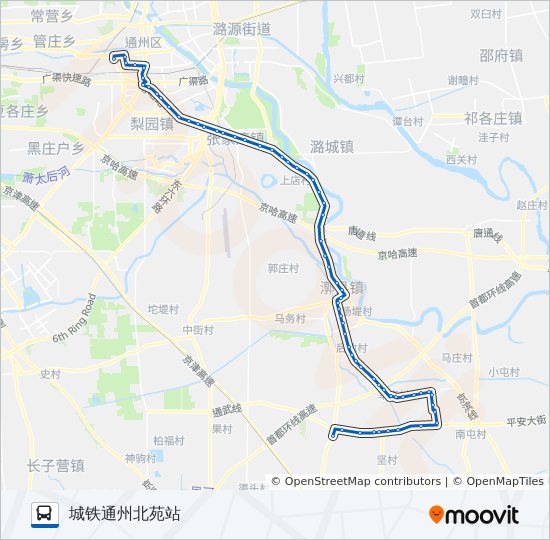 通9 bus Line Map
