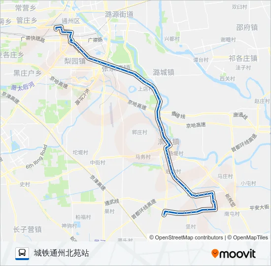 通9 Bus Line Map