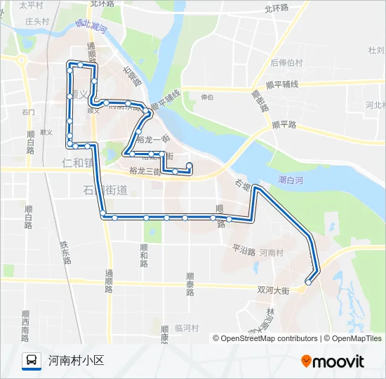顺1 Bus Line Map