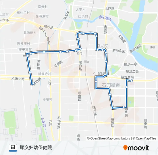 顺2 Bus Line Map