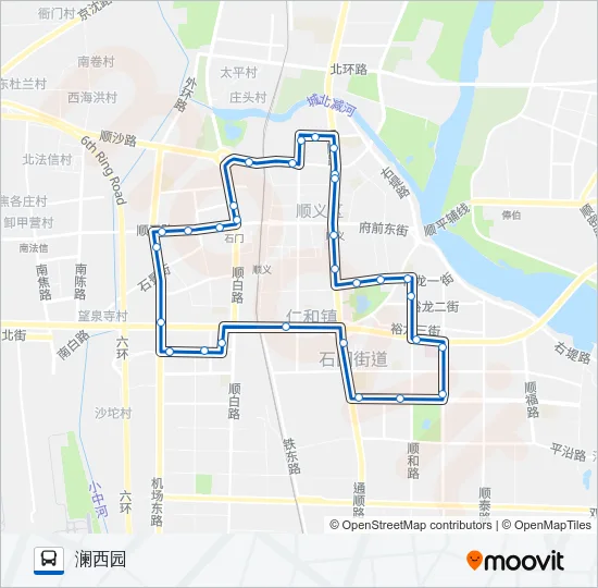 顺3 Bus Line Map