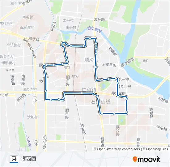 顺3 Bus Line Map