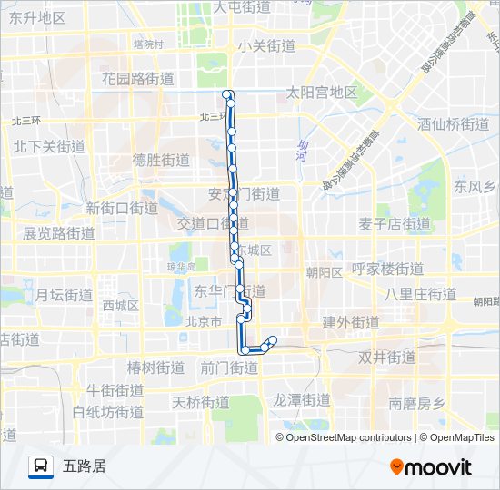 104 bus Line Map