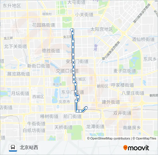 104 Bus Line Map