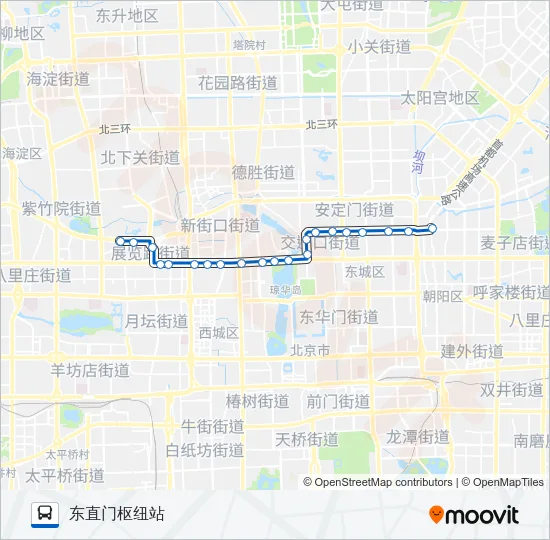 107 Bus Line Map
