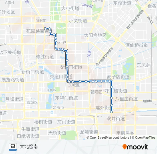 113 Bus Line Map