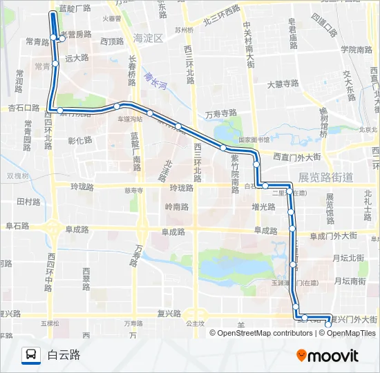 114 Bus Line Map