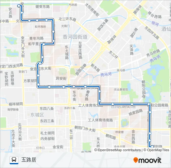 117 Bus Line Map