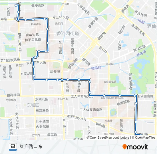 117 Bus Line Map