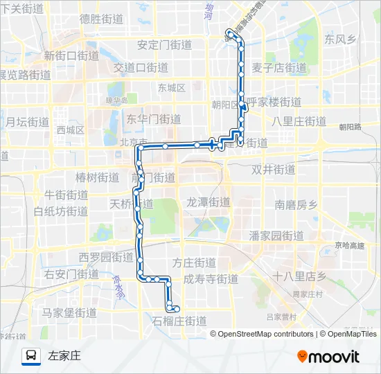 公交120路的线路图