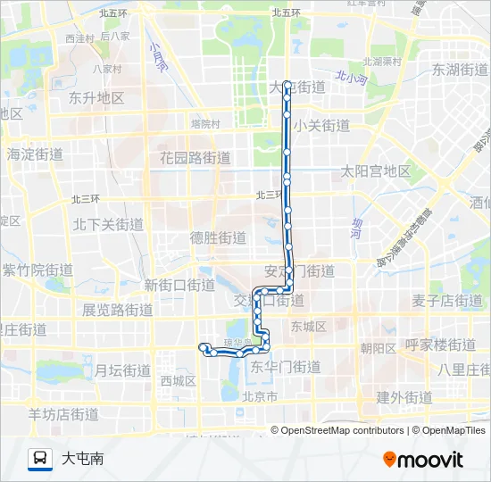 124 Bus Line Map