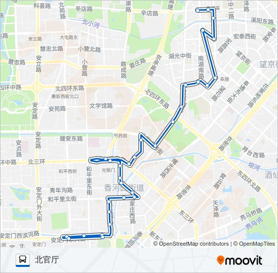 130 bus Line Map