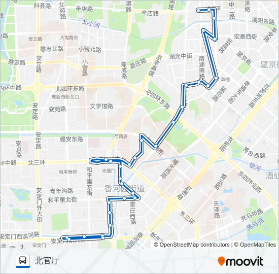 130 Bus Line Map