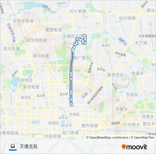 301 Bus Line Map