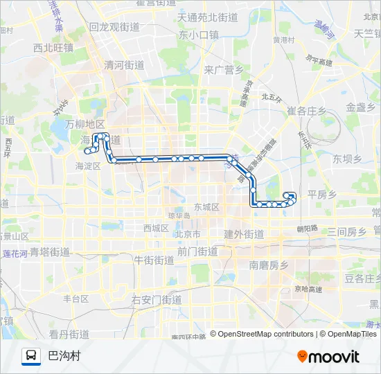 302 Bus Line Map