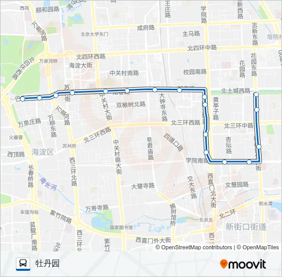 304 Bus Line Map