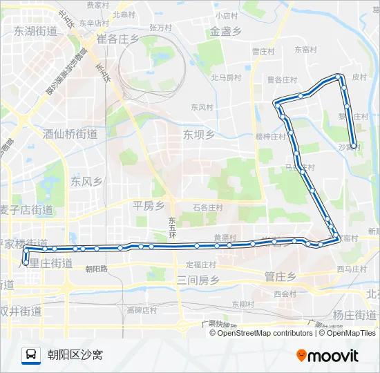 306 Bus Line Map