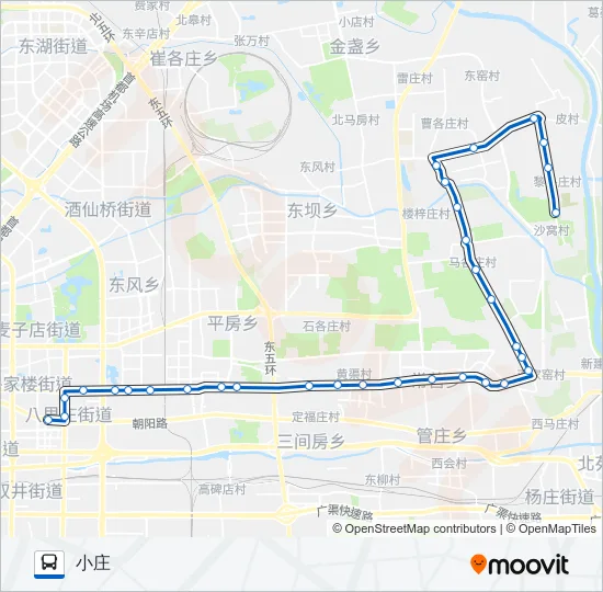 306 Bus Line Map
