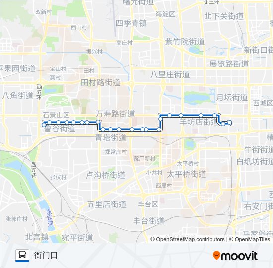 308 bus Line Map