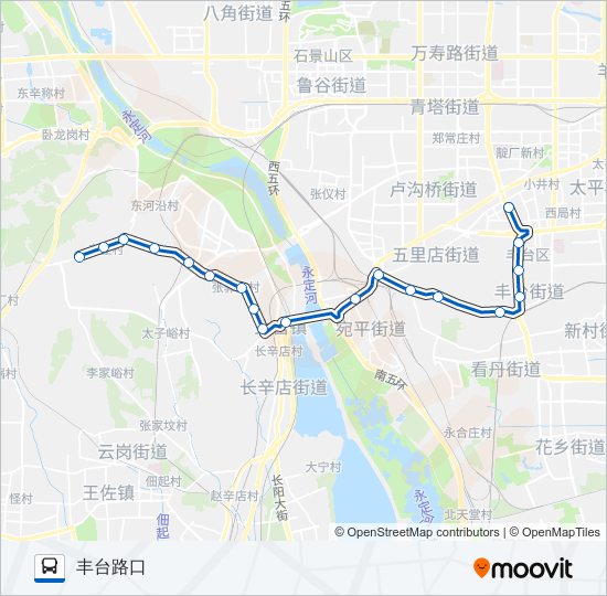 公交310路的线路图