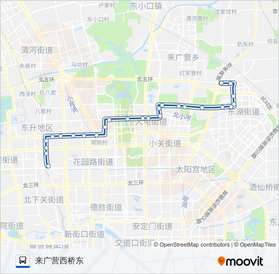 311 bus Line Map