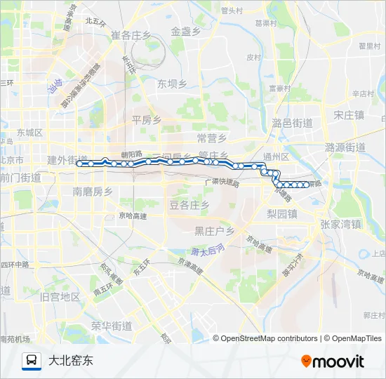 312 Bus Line Map