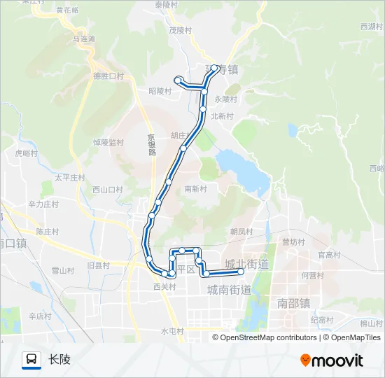 公交314路的线路图