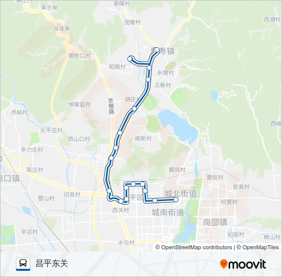公交314路的线路图