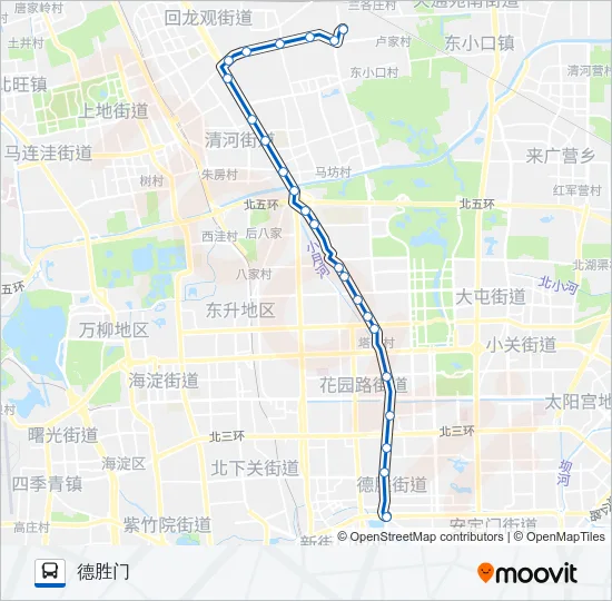 315 Bus Line Map