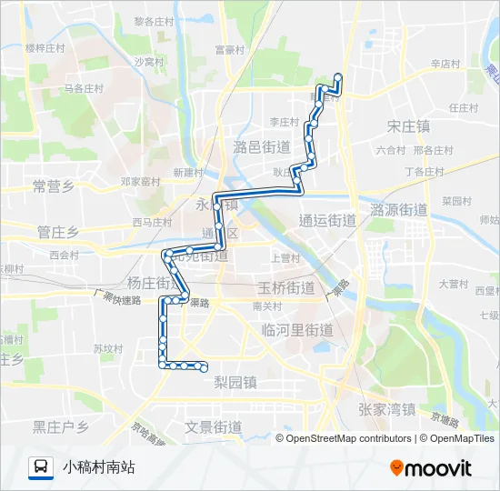 公交316路的线路图