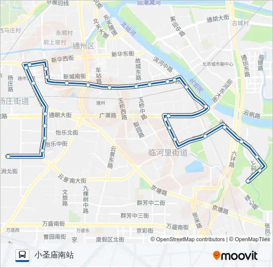 317 Bus Line Map