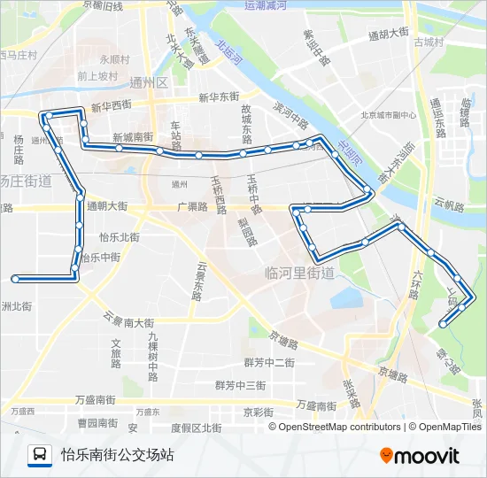 317 Bus Line Map